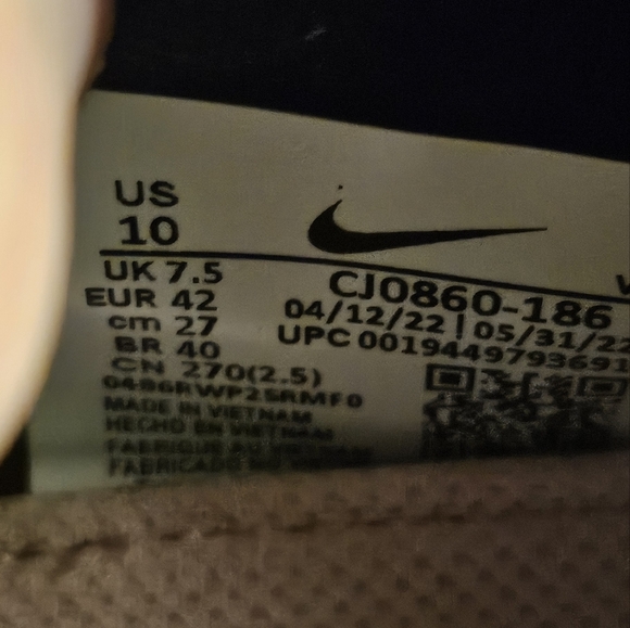 Nike SuperRep Go "Dark Smoke Grey/ Black" Women's Running Shoe 10 - Picture 5 of 5